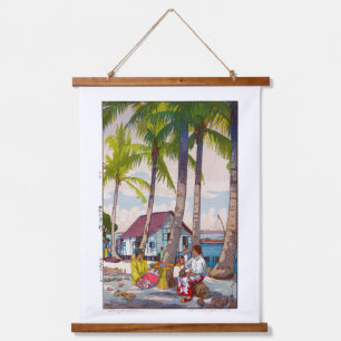 ukiyoe - Yoshida - 06 - Singapore -  Hanging Tapestry