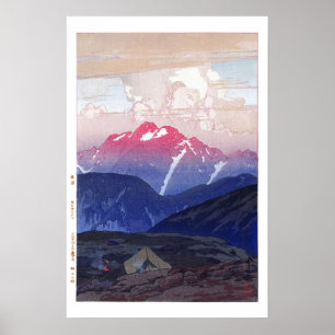 ukiyoe - Yoshida - 10 - Morning on Mt. Tsurugi -  Poster