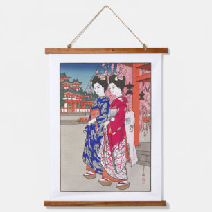 ukiyoe - Yoshida - 14 - Maiko - Hanging Tapestry