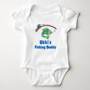 Ukki's Fishing Buddy Baby Bodysuit