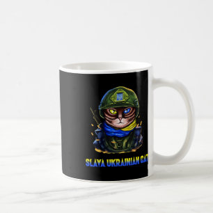 Ukrai.nian Cat Army Fight For Ukra.ine Peace Suppo Coffee Mug