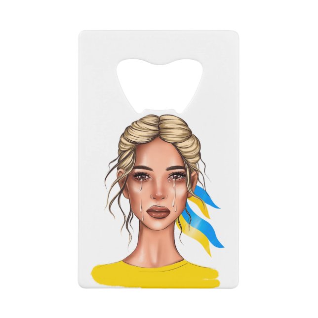 Ukrain Stop War Blonde Hair (Front)