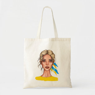 Ukrain Stop War Blonde Hair Tote Bag
