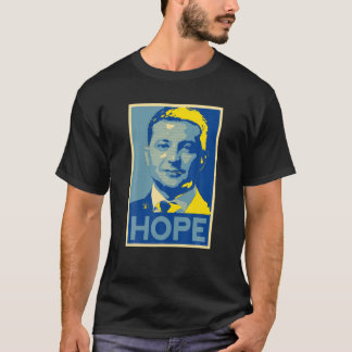 Ukraina Volodymyr Zelensky With Ukraine Flag T-Shirt