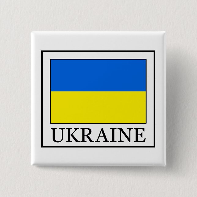 Ukraine 15 Cm Square Badge (Front)