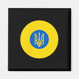 Ukraine Air Force Roundel Ukrainian Uaf Flag Color Magnet