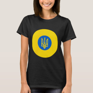Ukraine Air Force Roundel Ukrainian Uaf Flag Color T-Shirt