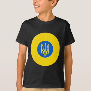 Ukraine Air Force Roundel Ukrainian Uaf Flag Color T-Shirt