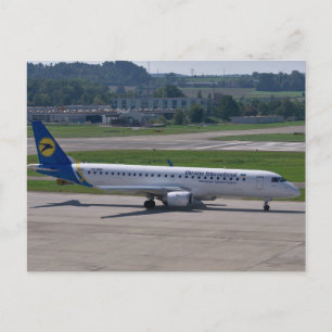 Ukraine Airlines Aeroplane Postcard