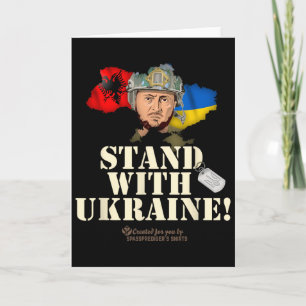 Ukraine Alnia Zelenskyy Stand With Ukraine  Card