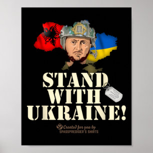 Ukraine Alnia Zelenskyy Stand With Ukraine  Poster