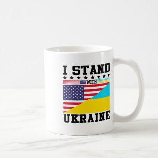 Ukraine American Pride Vintage Retro Ukrainian Fla Coffee Mug