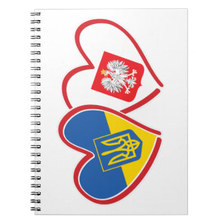 Ukraine-and-Polish-Eagle-Flag Notebook