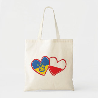 Ukraine-and-Polish-Flag Tote Bag
