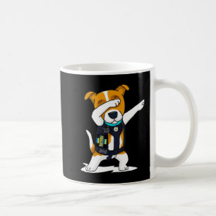 Ukraine Armed Forces Dabbing Dog Patron Jack Russe Coffee Mug