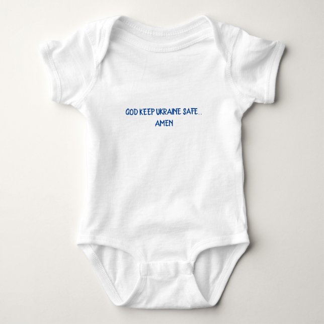 Ukraine Baby one piece Bodysuit (Front)