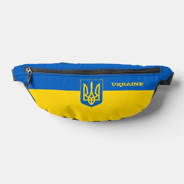 Ukraine bag, Ukrainian flag, Tryzub Bum Bags (Lay Down)