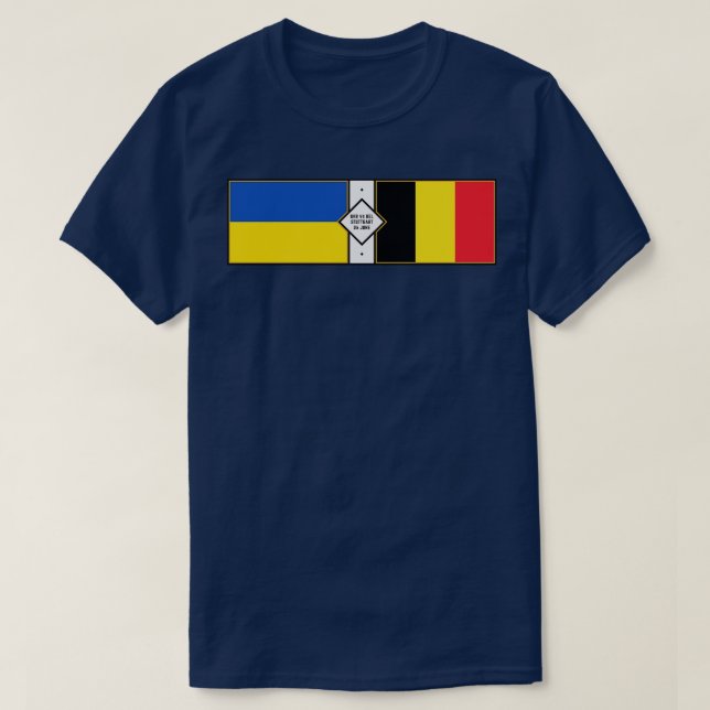 Ukraine Belgium EURO 2024 T-Shirt (Design Front)