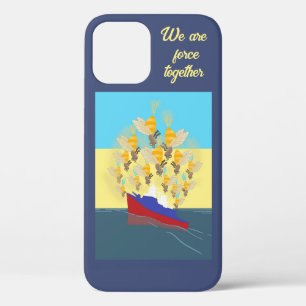 Ukraine "blue yellow" colourful  iPhone 12 case