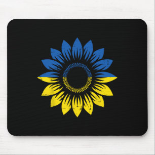 Ukraine Blue Yellow Sunflower Ukrainian Pride Men Mouse Mat