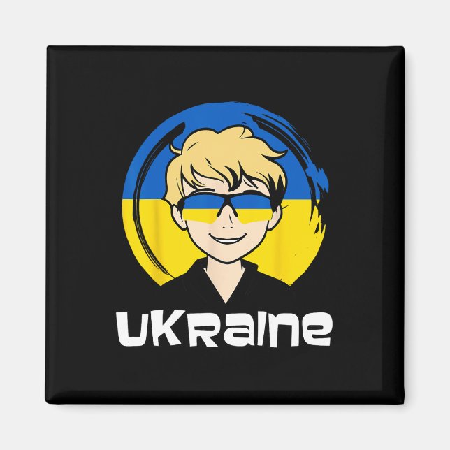 Ukraine Boy  Magnet (Front)