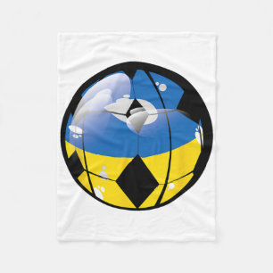 Ukraine Calcio Futboll Soccer Fussll Jersey Ukrain Fleece Blanket