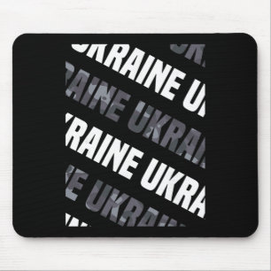 Ukraine Camo Pattern Grey Camouflage  Mouse Mat