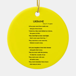 UKRAINE CERAMIC TREE DECORATION