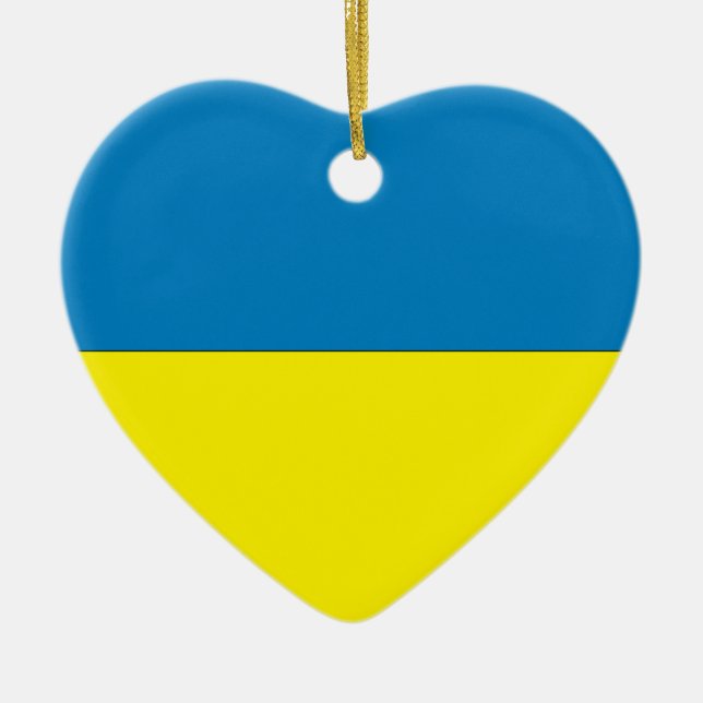 Ukraine Ceramic Tree Decoration (Front)