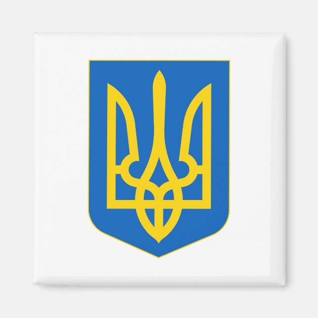 Ukraine Coat of Arms Magnet (Front)
