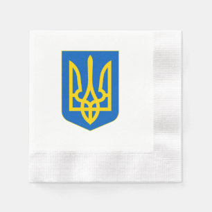 Ukraine Coat of Arms Napkin