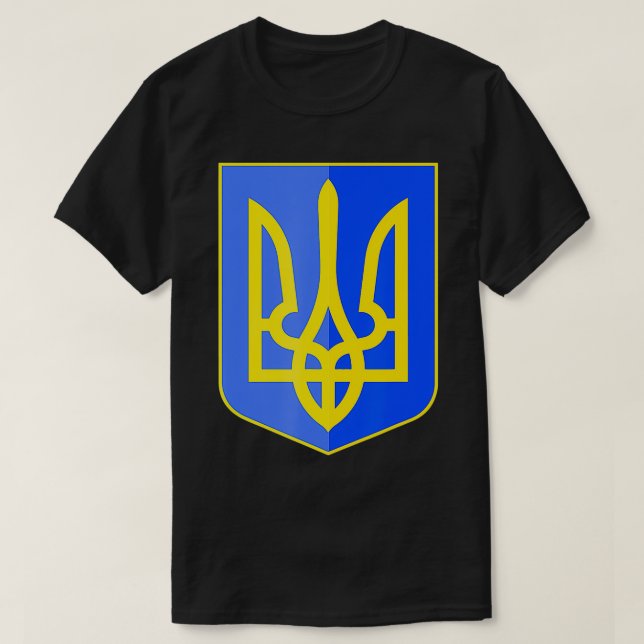 Ukraine Coat Of Arms  T-Shirt (Design Front)