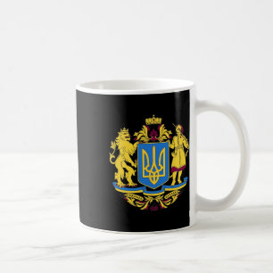 Ukraine Coat Of Arms Tee Flag Coffee Mug