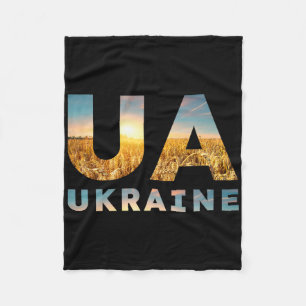 Ukraine Coat Of Arms Ukrainian Freedom Stylish Des Fleece Blanket