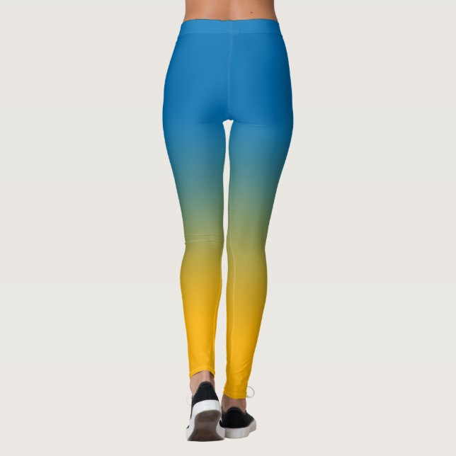 Ukraine, colours of freedom leggings (Back)