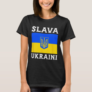 Ukraine Country Flag Pride Slava Ukraini 1 T-Shirt