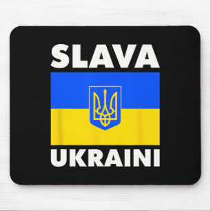 Ukraine Country Flag Pride Slava Ukraini 2 Mouse Mat