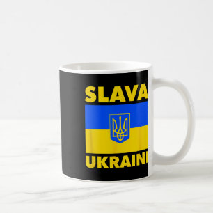 Ukraine Country Flag Pride Slava Ukraini  Coffee Mug