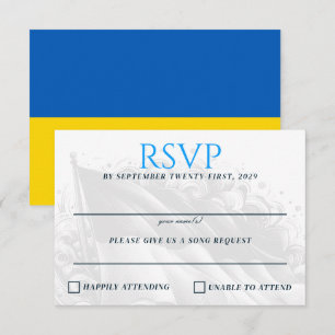 Ukraine Couple RSVP Card