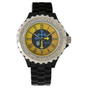 Ukraine Cross Symbol & Lorraine cross Watch