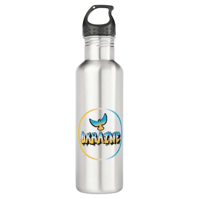 Ukraine Dove.ai 710 Ml Water Bottle (Front)
