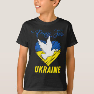 Ukraine Dove Heart T-Shirt