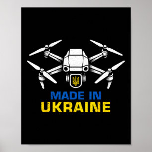 Ukraine Drone Patriotic Ukrainian Fpv Lovers 1 Poster