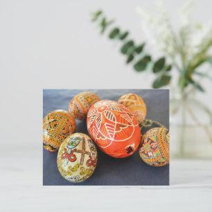 Ukraine Easter Eggs Postcard