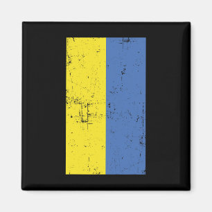 Ukraine Eastern Europe Kyiv Distressed Flag  Magnet