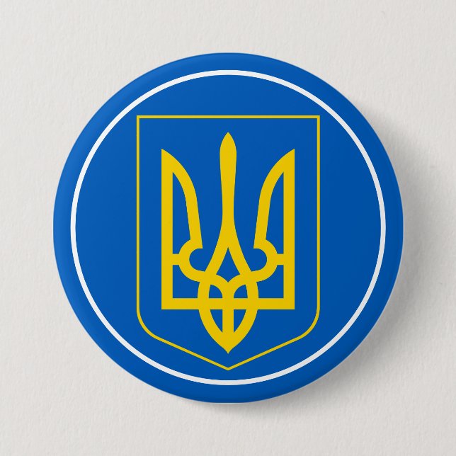ukraine emblem button (Front)