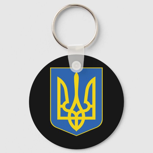 Ukraine Emblem Design  Key Ring (Front)
