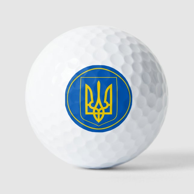 ukraine emblem golf balls (Front)