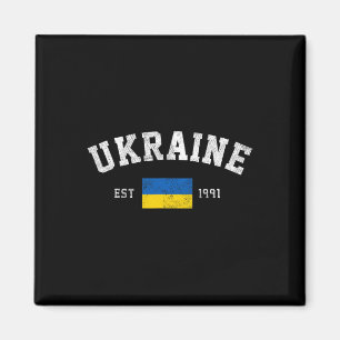 Ukraine Est. 1991 Ukrainian Flag Independence Day  Magnet