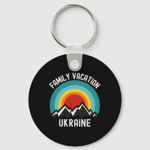 Ukraine Family Vacation Matching Outfit  Key Ring